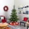 7.5ft. Pre-Lit Layered Washington Spruce Artificial Christmas Tree, Clear LED Lights